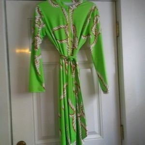Dress with the belt